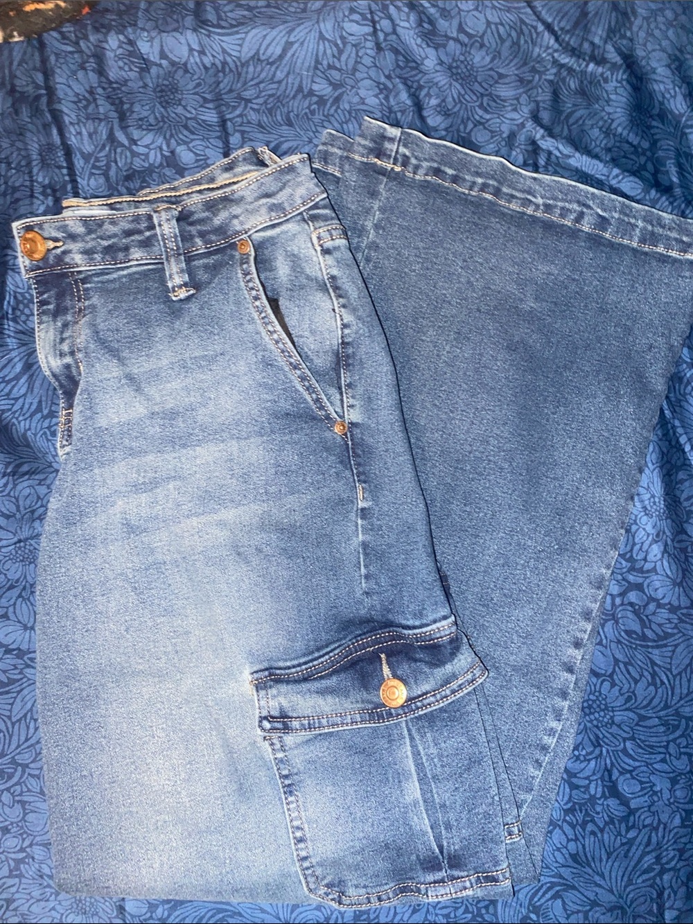 YMI Cargo Jeans Wide Leg